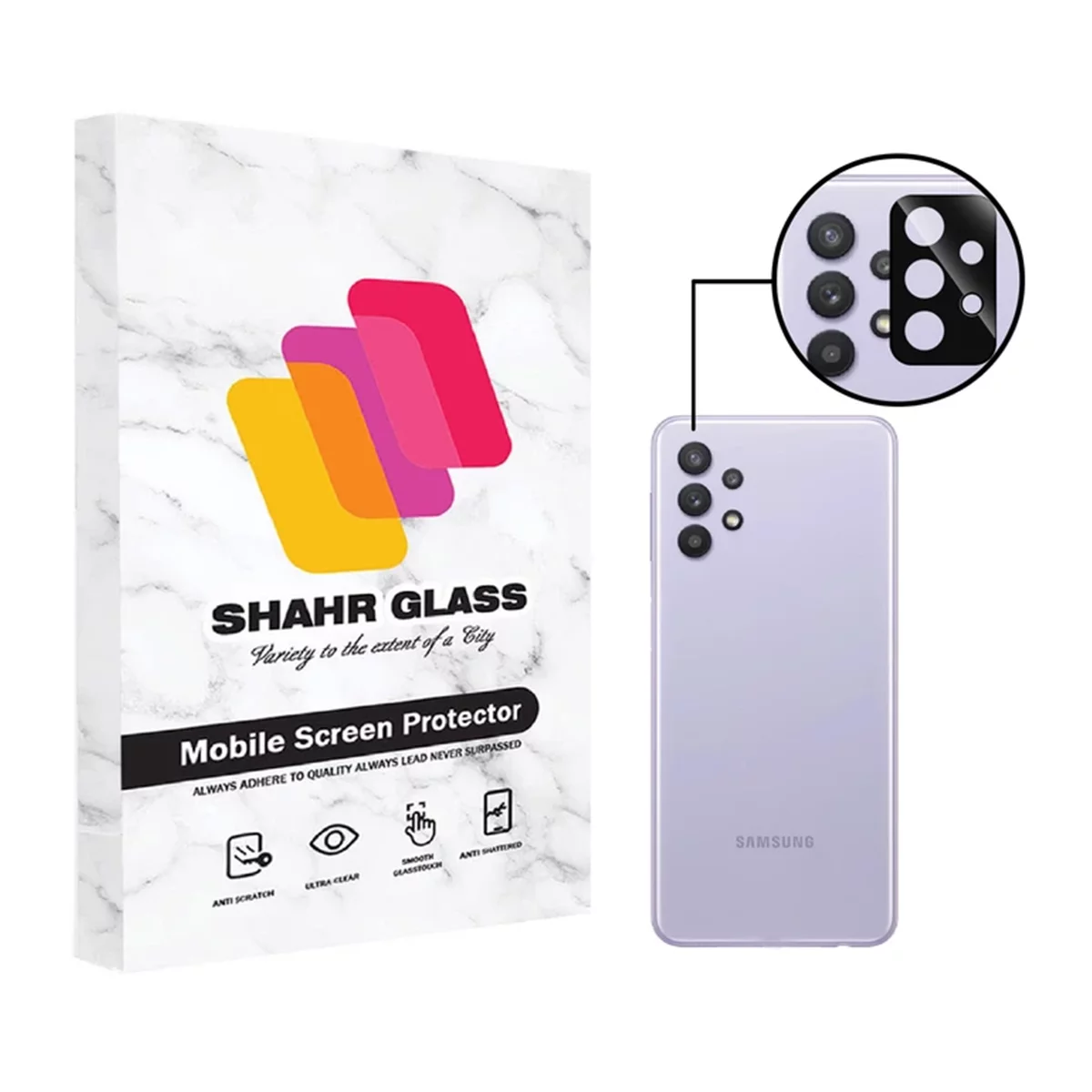 محافظ لنز دوربین گوشی سامسونگ Galaxy A32 5G شهر گلس مدل LFUL 3 محافظ لنز دوربین گوشی سامسونگ Galaxy A32 5G شهر گلس مدل LFUL