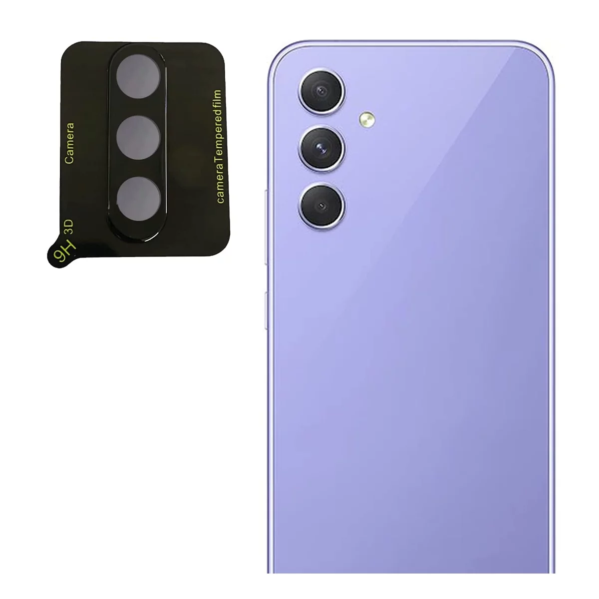 محافظ لنز دوربین گوشی سامسونگ Galaxy A54 5G مدل 3D 3 محافظ لنز دوربین گوشی سامسونگ Galaxy A54 5G مدل 3D