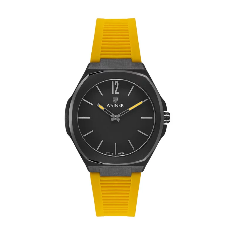 ساعت مچی مردانه واینر مدل WA.10120-E بند رابر زرد 3 ساعت مچی مردانه واینر مدل WA.10120-E بند رابر زرد