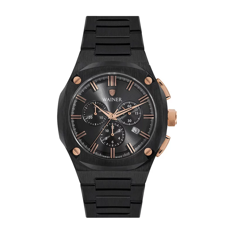 ساعت مچی مردانه واینر مدل WA.10000-C بند استیل مشکی 3 ساعت مچی مردانه واینر مدل WA.10000-C بند استیل مشکی
