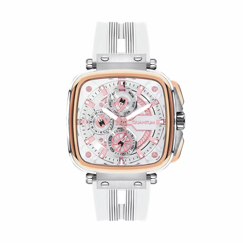 ساعت مچی مردانه کوانتوم مدل PWG1014.533 بند رابر سفید 3 ساعت مچی مردانه کوانتوم مدل PWG1014.533 بند رابر سفید