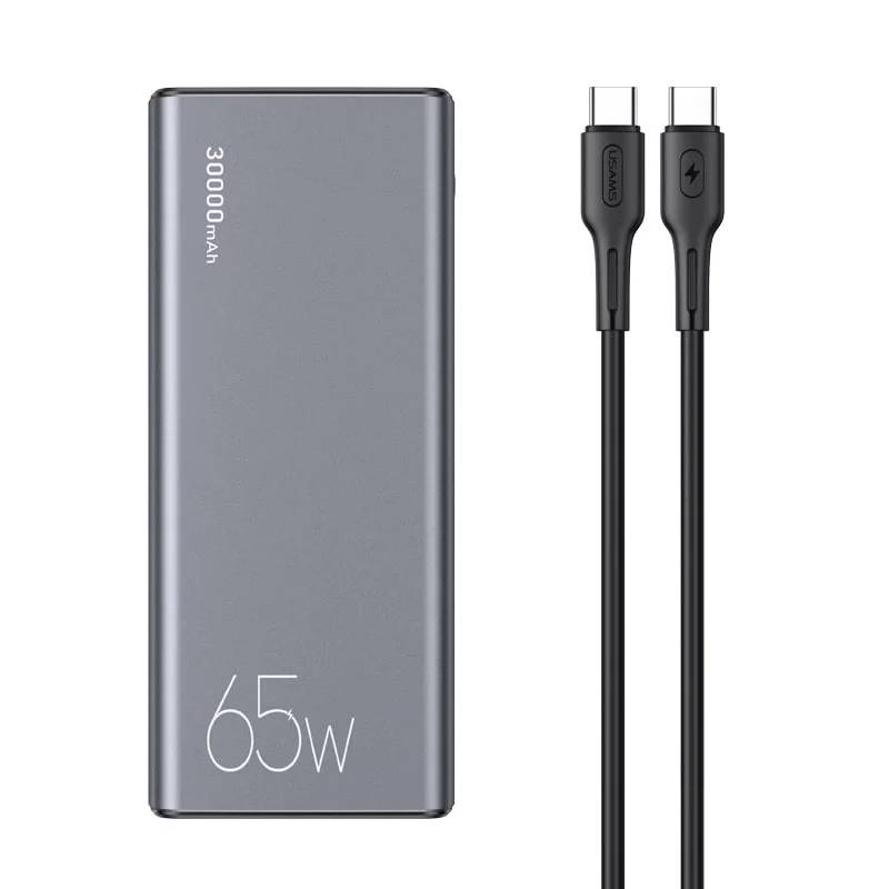 پاوربانک یوسمز مدل CD165 ظرفیت 30000 میلی آمپر ساعت به همراه کابل USB-C 3 پاوربانک یوسمز مدل CD165 ظرفیت 30000 میلی آمپر ساعت به همراه کابل USB-C