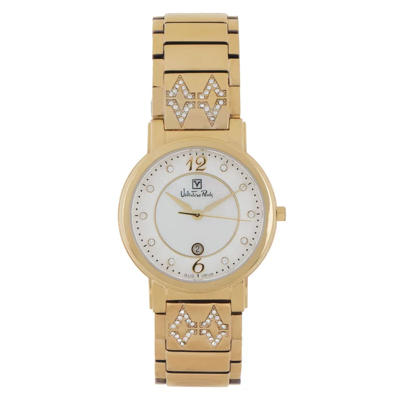 ساعت مچی زنانه والنتینو رودی مدل VR109-2255s بند استیل طلایی 3 ساعت مچی زنانه والنتینو رودی مدل VR109-2255s بند استیل طلایی