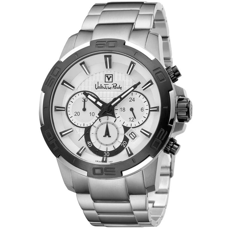 ساعت مچی مردانه والنتینو رودی مدل VR102-1312 بند استیل نقره ای 3 ساعت مچی مردانه والنتینو رودی مدل VR102-1312 بند استیل نقره ای