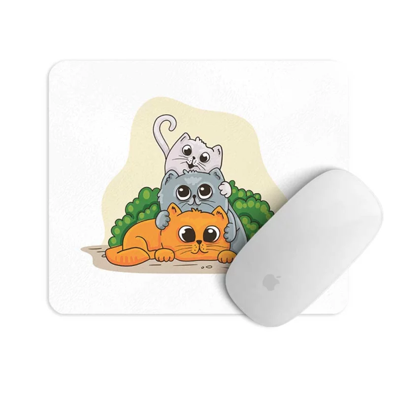 ماوس پد مستر پیکد طرح گربه های روی هم کد PCD-MP1010 3 ماوس پد مستر پیکد طرح گربه های روی هم کد PCD-MP1010