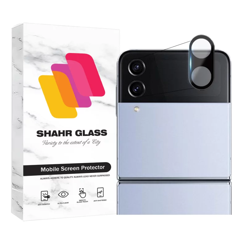 محافظ لنز دوربین گوشی سامسونگ Galaxy Z Flip4 5G فول شهر گلس مدل LENSFSH 3 محافظ لنز دوربین گوشی سامسونگ Galaxy Z Flip4 5G فول شهر گلس مدل LENSFSH
