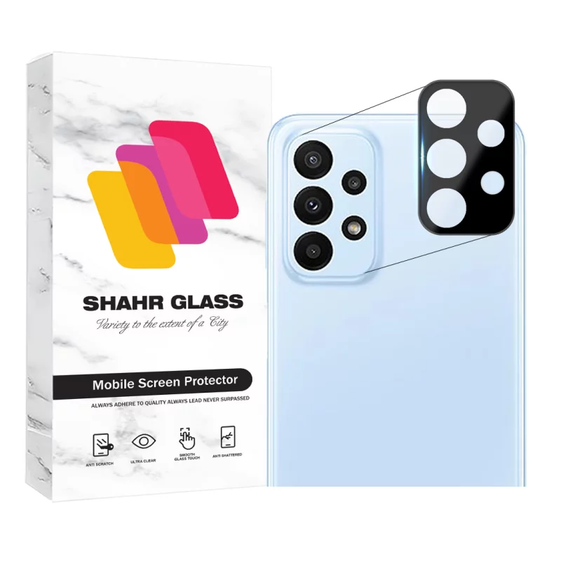 محافظ لنز دوربین گوشی سامسونگ Galaxy A13 4G - A32 5G - A23 5G فول شهر گلس مدل LENSFSH 3 محافظ لنز دوربین گوشی سامسونگ Galaxy A13 4G - A32 5G - A23 5G فول شهر گلس مدل LENSFSH