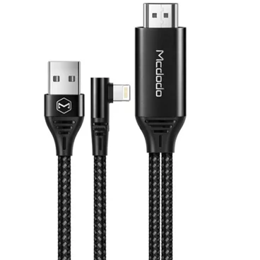 کابل تبدیل لایتنینگ به HDMI مک دودو مدل CA-6400 طول 2 متر 3 کابل تبدیل لایتنینگ به HDMI مک دودو مدل CA-6400 طول 2 متر