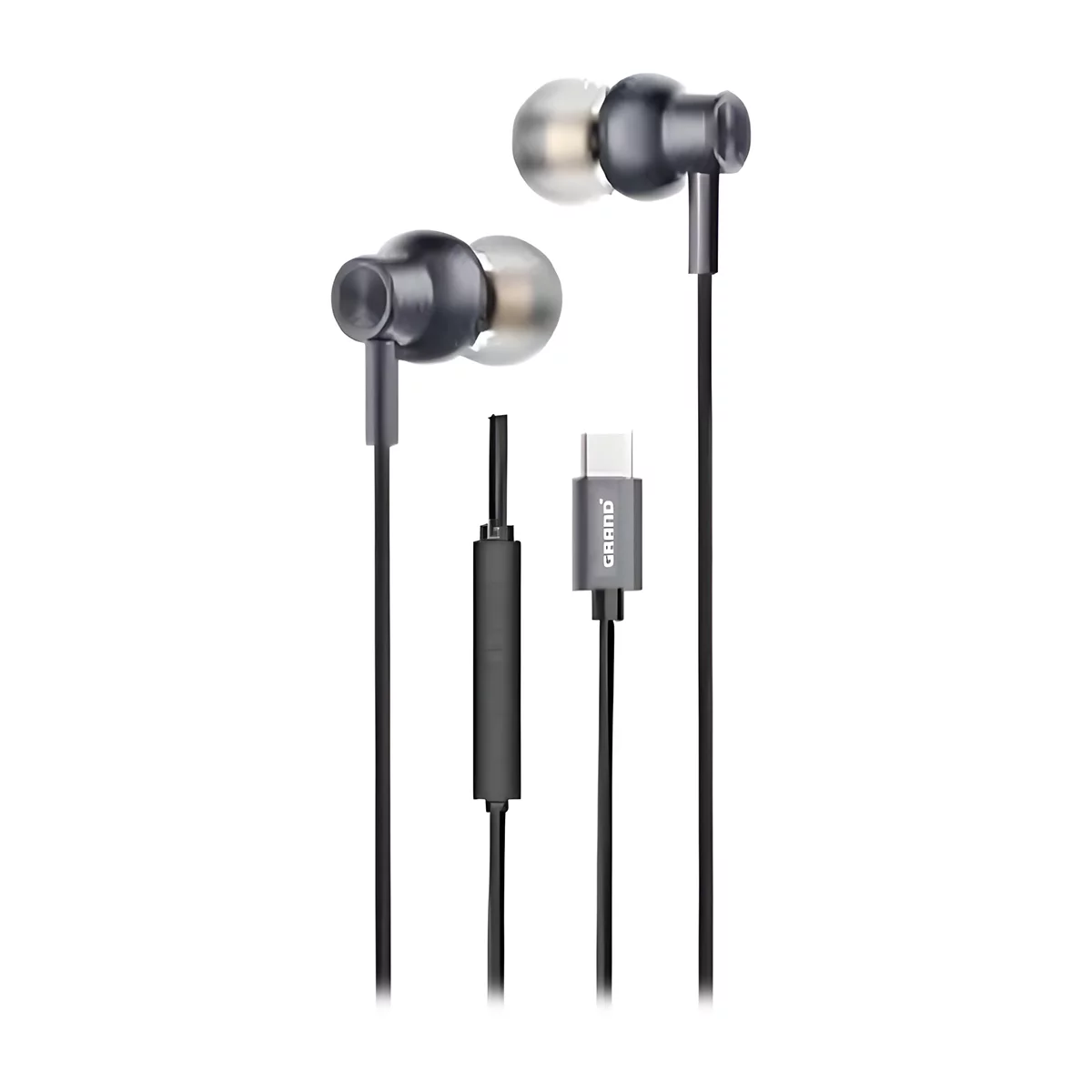 هدفون سیمی گرند اسکای مدل GH-T2 تایپ سی 3 هدفون سیمی گرند اسکای مدل GH-T2 تایپ سی