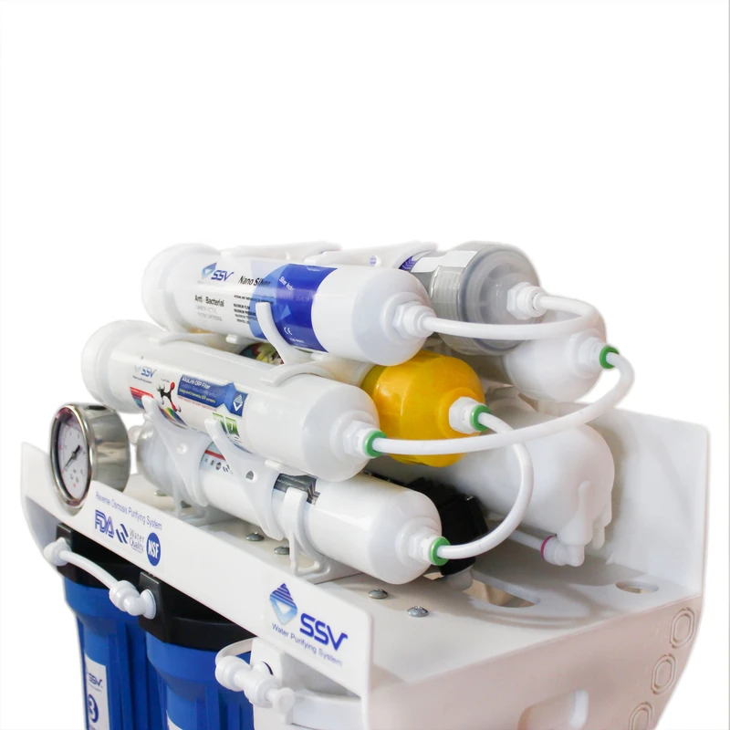 دستگاه تصفیه کننده آب اس اس وی مدل BlueStar X1050 به همراه فیلتر بسته 3 عددی 8 دستگاه تصفیه کننده آب اس اس وی مدل BlueStar X1050 به همراه فیلتر بسته 3 عددی