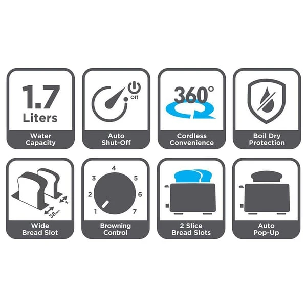 صبحانه ساز بلک اندکر مدل MBF90-B5 مجموعه دو عددی 5 صبحانه ساز بلک اندکر مدل MBF90-B5 مجموعه دو عددی