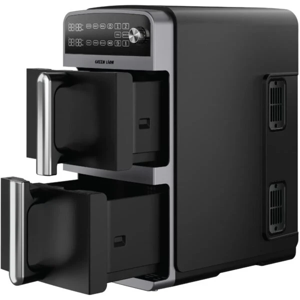 سرخ کن بدون روغن گرین لاین مدل 10L Double-Decker Air Fryer 6 سرخ کن بدون روغن گرین لاین مدل 10L Double-Decker Air Fryer