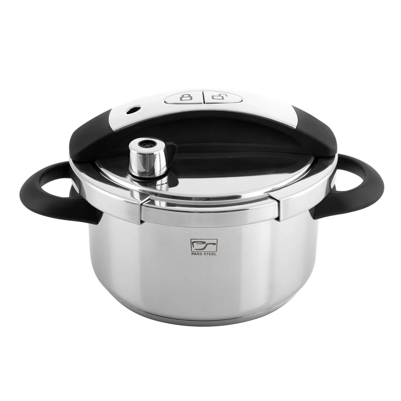 زودپز 4 لیتری پارس استیل مدل شف 3 زودپز 4 لیتری پارس استیل مدل شف