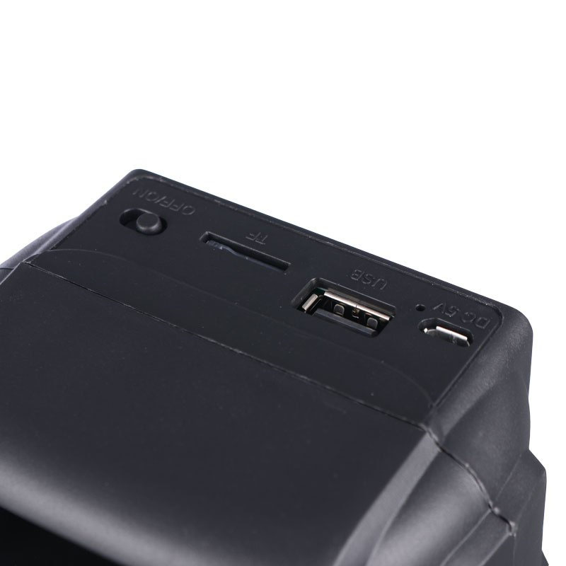 اسپیکر بلوتوثی قابل حمل GTS‑1961 رم و فلشخور 7 پورتهای اسپیکر GTS‑1961 شامل USB، Micro SD و Micro USB