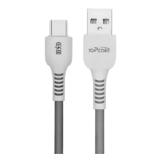 کابل تبدیل USB به USB‑C تاپ‌کور مدل CB24‑02C طول ۱ متر جنس سیلیکونی
