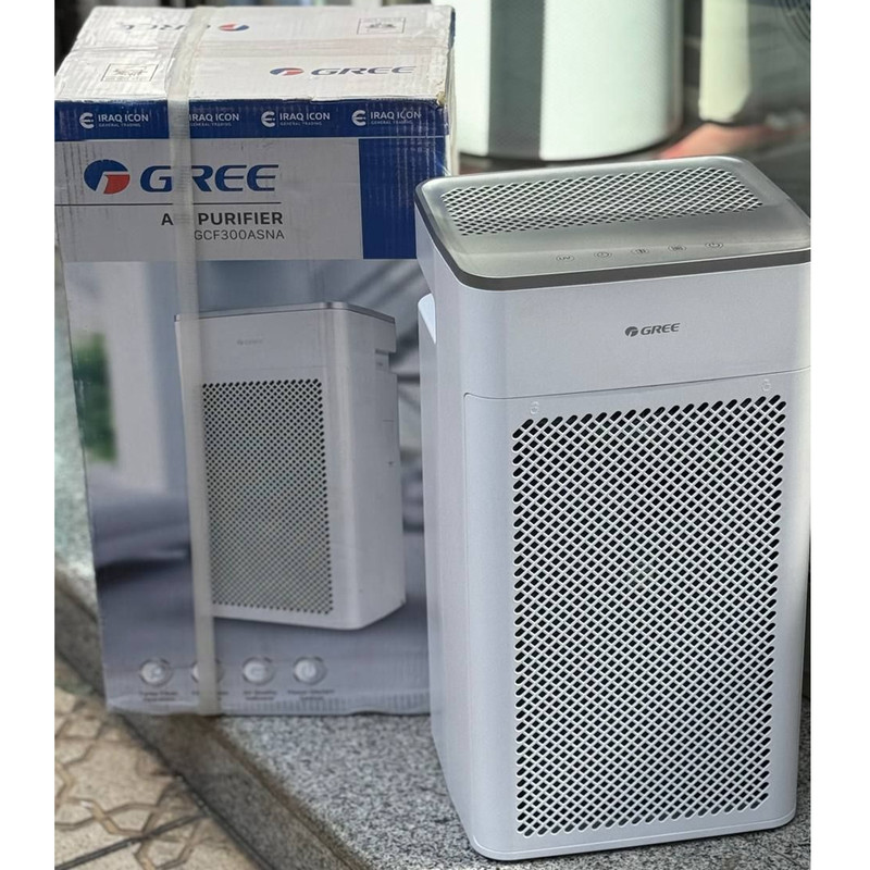 دستگاه تصفیه کننده هوا خانگی سه مرحله ای گری مدل GCF300ASNA 8 دستگاه تصفیه کننده هوا خانگی سه مرحله ای گری مدل GCF300ASNA