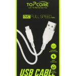 کابل تبدیل USB به USB‑C تاپ‌کور مدل CB24‑02C طول 1 متر