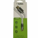 کابل شارژ اورجینال تایپسی برند بلکین مدل X095 1 کابل شارژ اورجینال Type-C بلکین مدل X095 - 6 آمپر فست شارژ