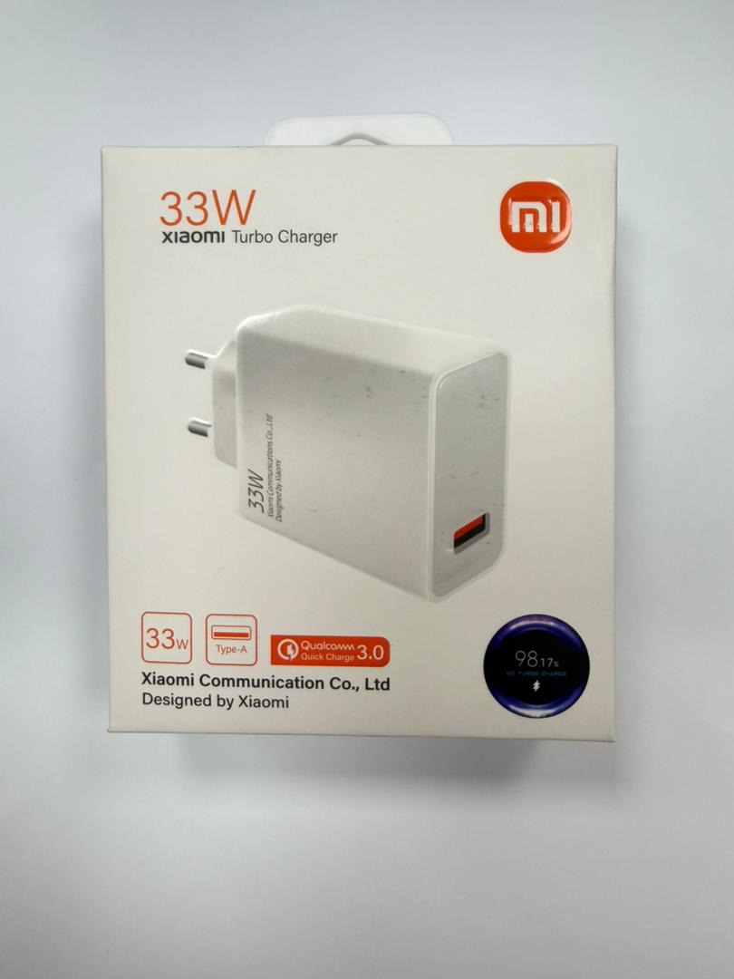 آداپتور 33 وات شیائومی Xiaomi 33W مدل MDY-12E-EF 5 بستهبندی آداپتور 33W شیائومی