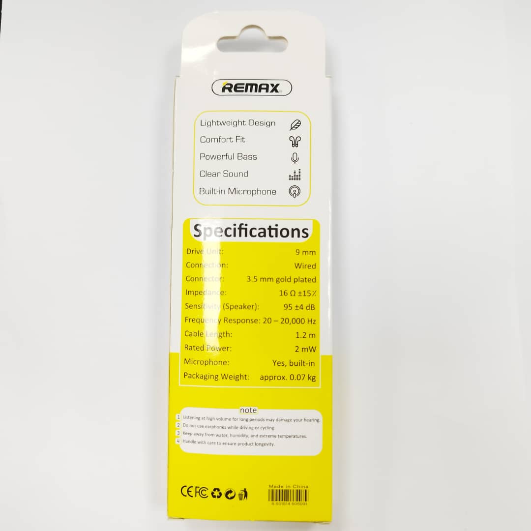 هندزفری ریمکس سیمدار باس قوی مدل RM‑550 7 هندزفری ریمکس سیمدار باس قوی مدل RM‑550