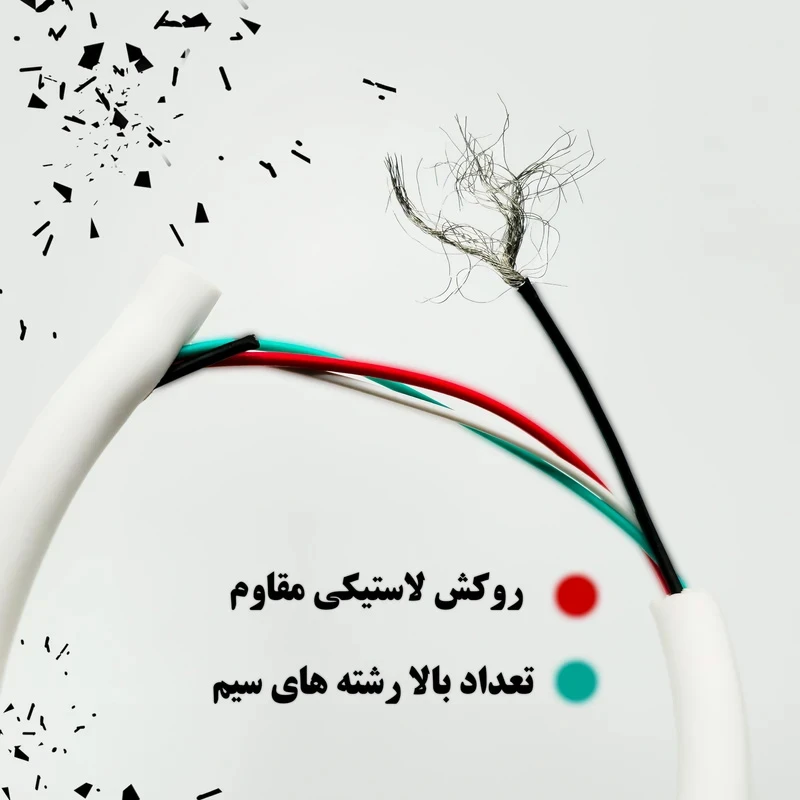 کابل super fast cable مدل LDO-X120 6 کانکتور Lightning کابل پکتور X120