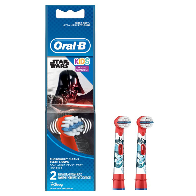 سری یدک مسواک برقی اورال-بی مدل STAR WARS بسته 2 عددی 3 سری یدک مسواک برقی اورال-بی مدل STAR WARS بسته 2 عددی