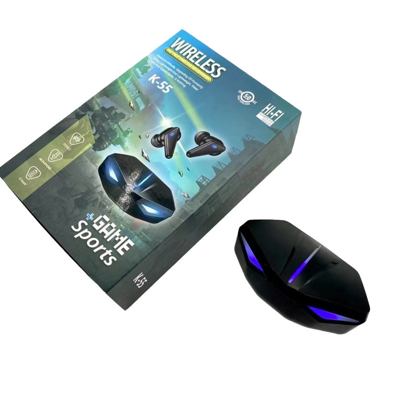 هدفون مخصوص بازی بلوتوثی مدل k55 10 هدفون مخصوص بازی بلوتوثی مدل k55