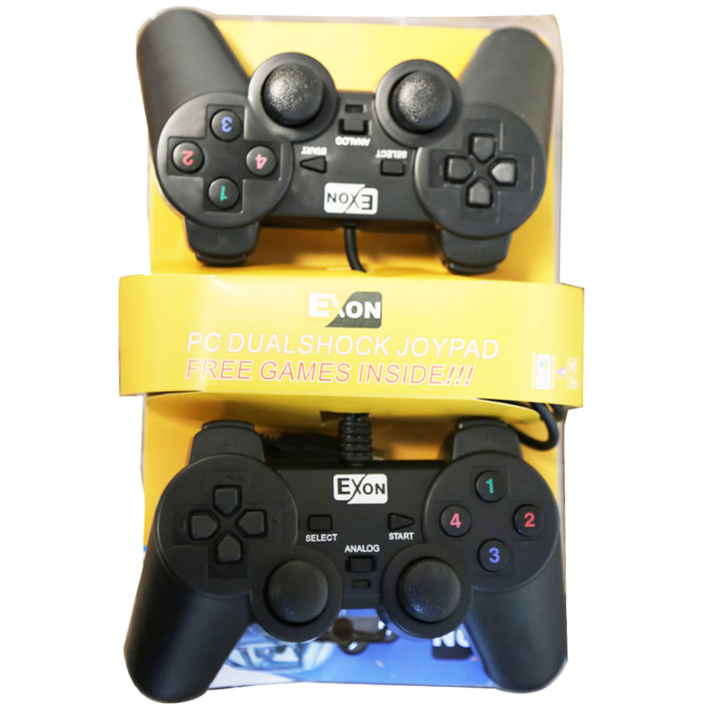 دسته بازی اکسون مدل UC-JS704S2 بسته دو عددی 5 دسته بازی اکسون مدل UC-JS704S2 بسته دو عددی