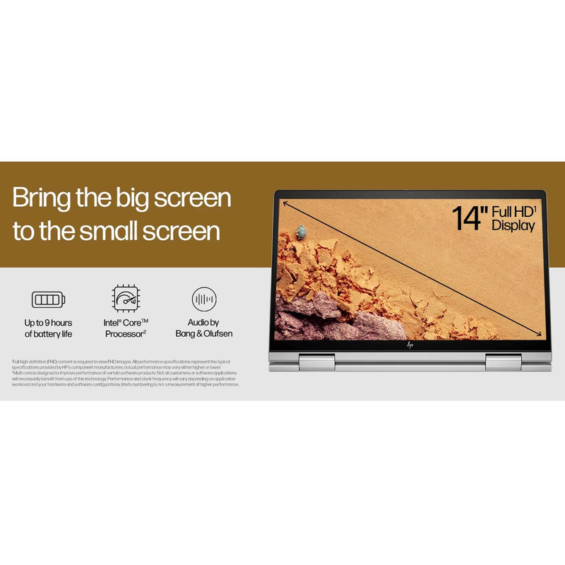 لپ تاپ 14 اینچی اچ پی مدل ENVY X360 14-ES1013DX-Core 5 120U-8GB DDR4-512SSD-W-Touch 12 لپ تاپ 14 اینچی اچ پی مدل ENVY X360 14-ES1013DX-Core 5 120U-8GB DDR4-512SSD-W-Touch