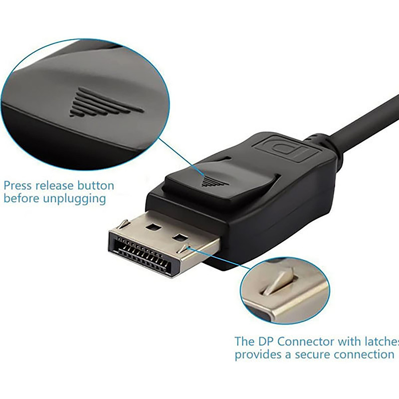 کابل Display Port ونتولینک مدل 8238 طول 1.5 متر 4 کابل Display Port ونتولینک مدل 8238 طول 1.5 متر