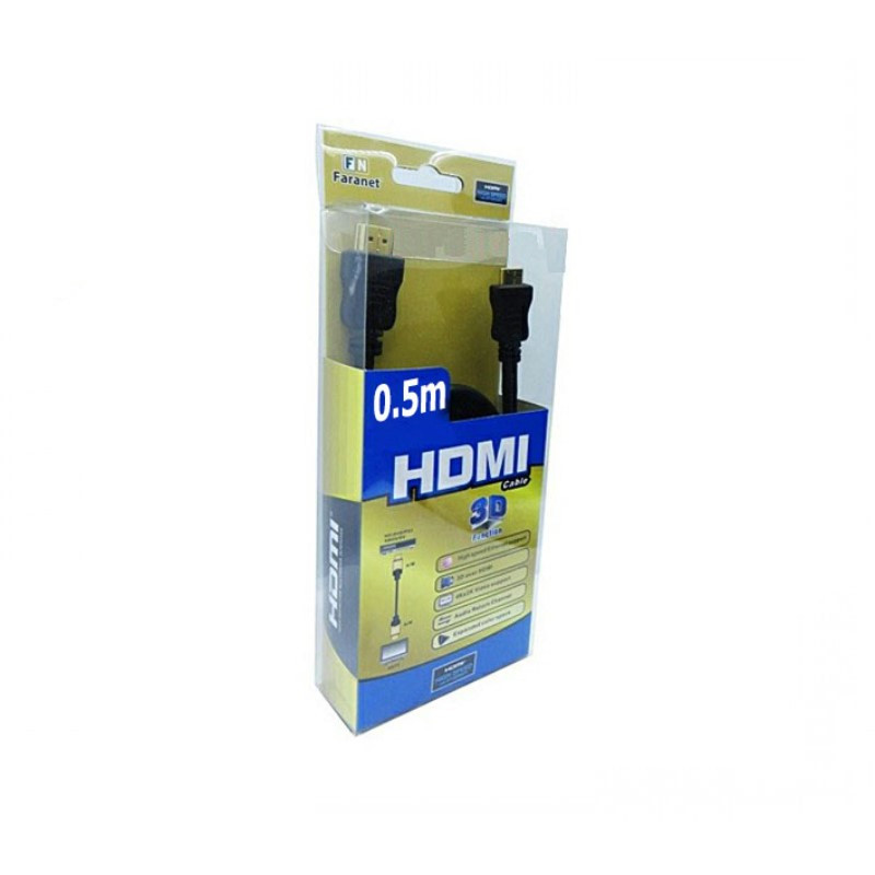 کابل HDMI فرانت مدل 4k طول 0.5 متر 6 کابل HDMI فرانت مدل 4k طول 0.5 متر