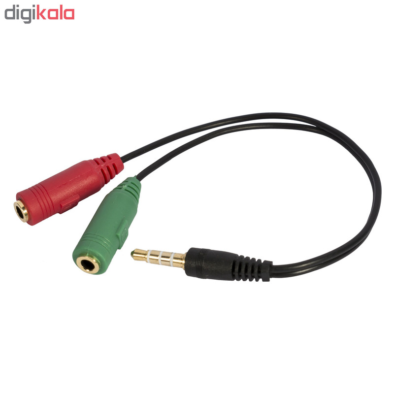 کابل تبدیل 1 به 2 جک 3.5 میلی متری مدل PS8420 طول 0.2 متر 4 کابل تبدیل 1 به 2 جک 3.5 میلی متری مدل PS8420 طول 0.2 متر