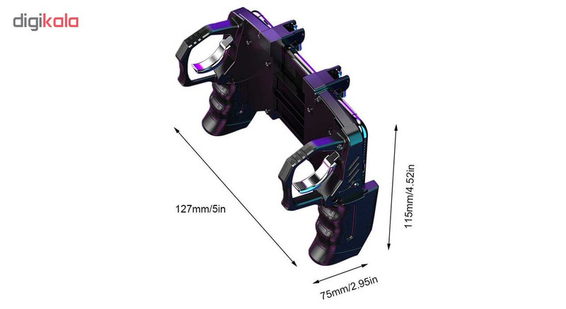 دسته بازی PUBG مدل k21 11 دسته بازی PUBG مدل k21