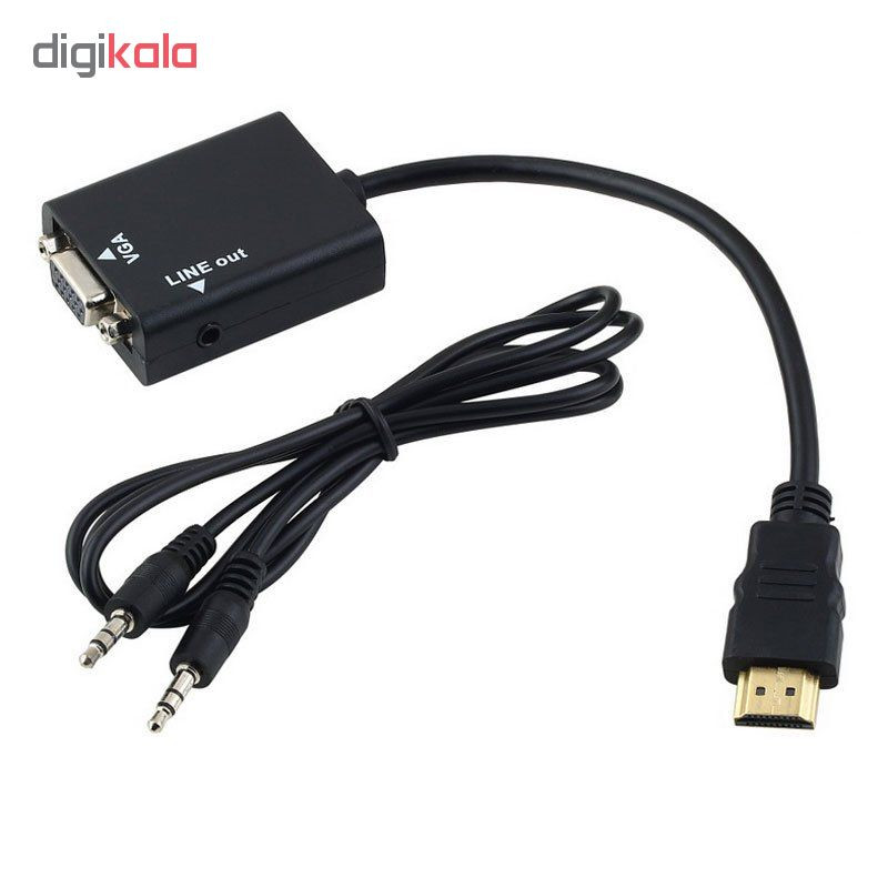 مبدل HDMI به VGA مدل MR020 4 مبدل HDMI به VGA مدل MR020