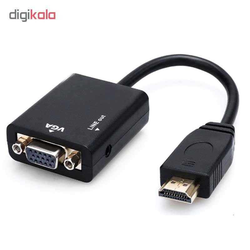 مبدل HDMI به VGA مدل MR020 6 مبدل HDMI به VGA مدل MR020