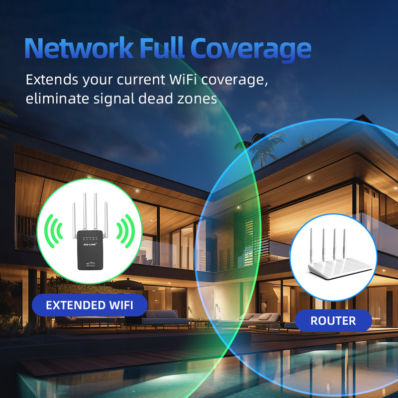 اکسس پوینت و گسترش دهنده محدوده بیسیم پیکس لینک مدل 3in1Wi-Fi09 10 اکسس پوینت و گسترش دهنده محدوده بیسیم پیکس لینک مدل 3in1Wi-Fi09