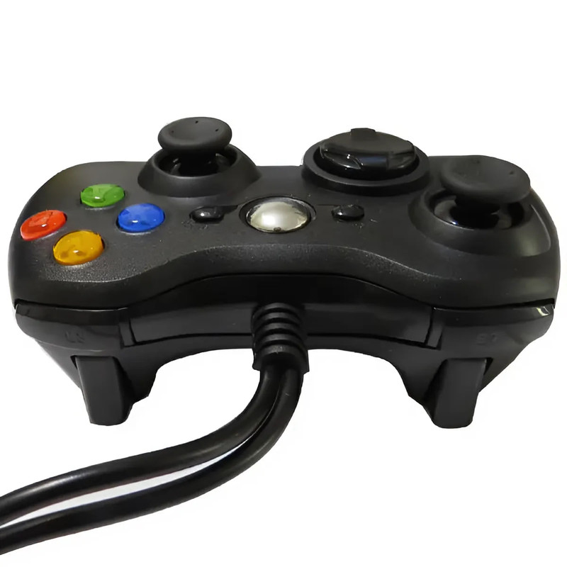 دسته بازی کامپیوتر طرح ایکس باکس مدل USB360-2 بسته عددی 9 دسته بازی کامپیوتر طرح ایکس باکس مدل USB360-2 بسته عددی