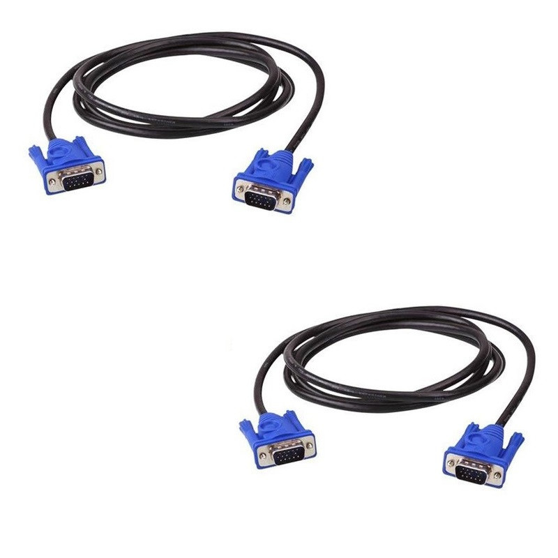 کابل VGA مدل 3+2 طول 1.5 متر بسته دو عددی 3 کابل VGA مدل 3+2 طول 1.5 متر بسته دو عددی