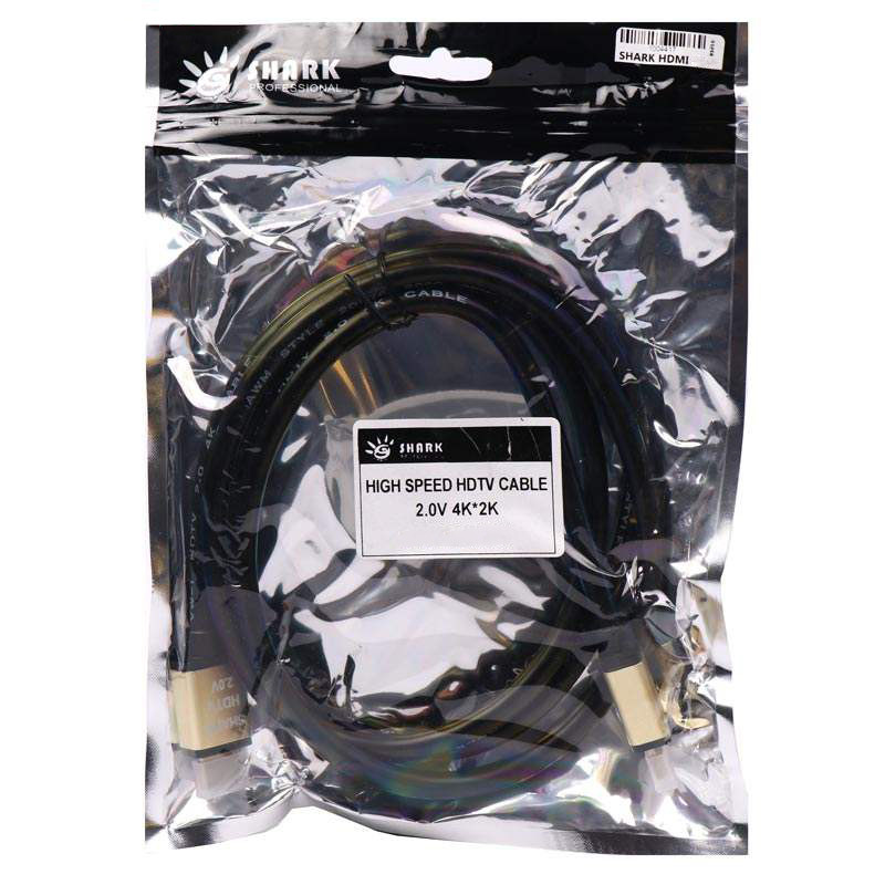 کابل HDMI شارک مدل V-2 طول 3 متر 4 کابل HDMI شارک مدل V-2 طول 3 متر