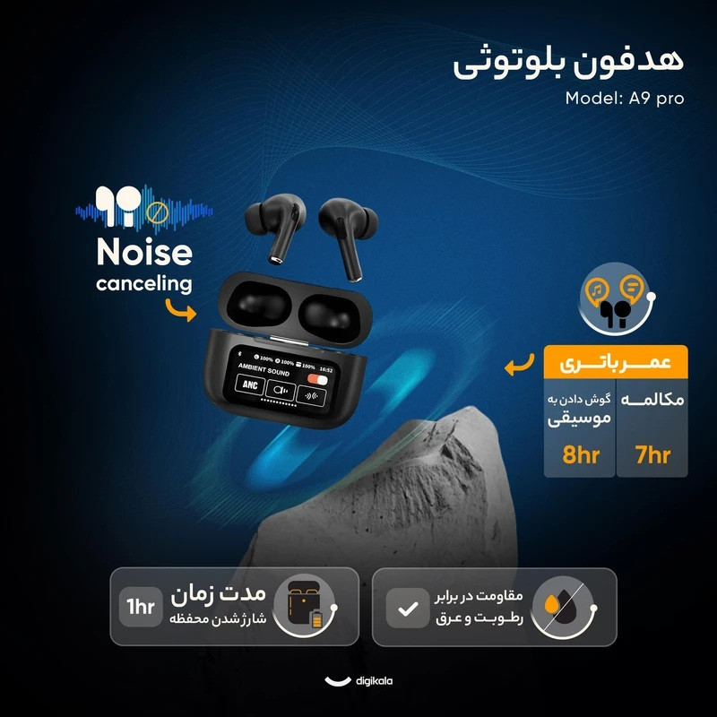 هدفون بلوتوثی دوپریم مدل +a9 pro 20 هدفون بلوتوثی دوپریم مدل +a9 pro