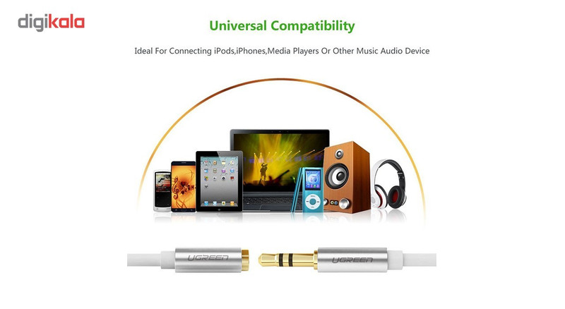 کابل افزایش طول استریو 3.5 میلی متری یوگرین مدل AV118 طول 5 متر 4 کابل افزایش طول استریو 3.5 میلی متری یوگرین مدل AV118 طول 5 متر