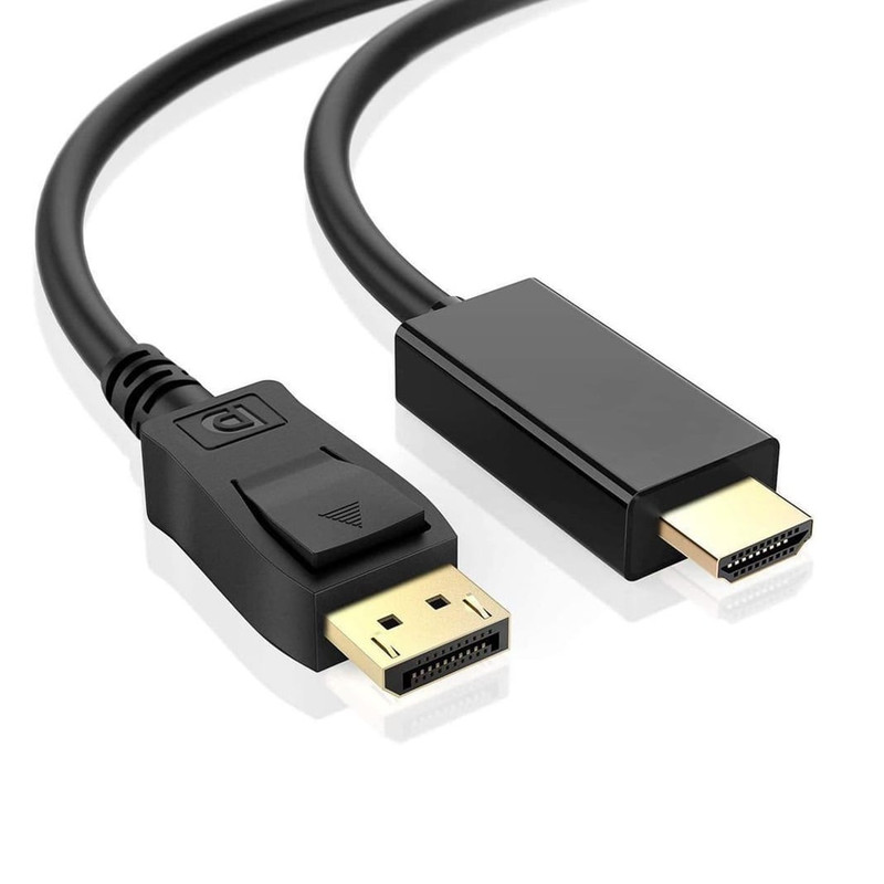 کابل تبدیل Display port به HDMI رویال مدل 4K طول 1.8 متر 3 کابل تبدیل Display port به HDMI رویال مدل 4K طول 1.8 متر
