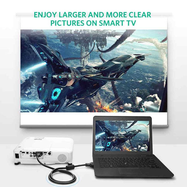 کابل VGA یوگرین مدل VG101-11632 طول 5 متر 15 کابل VGA یوگرین مدل VG101-11632 طول 5 متر