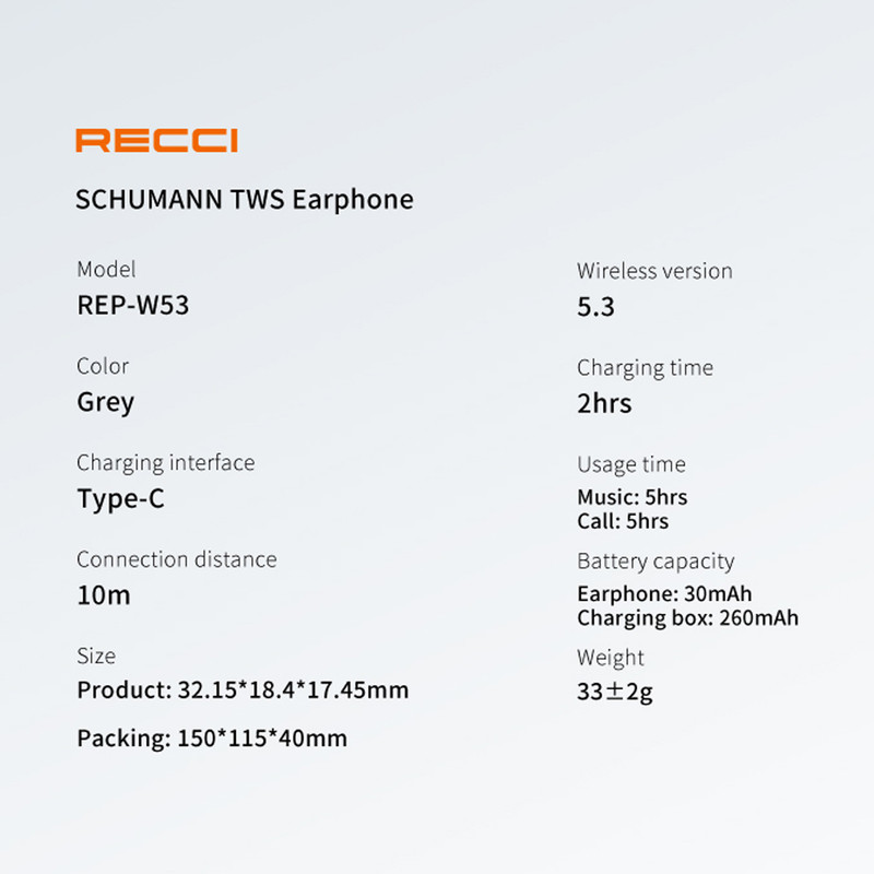 هندزفری بلوتوثی رسی مدل REP-W53 9 هندزفری بلوتوثی رسی مدل REP-W53