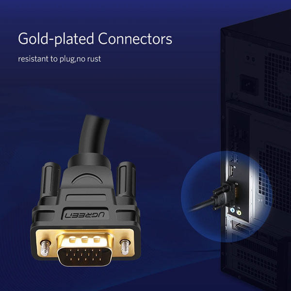 کابل VGA یوگرین مدل VG101-11632 طول 5 متر 12 کابل VGA یوگرین مدل VG101-11632 طول 5 متر