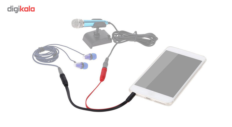 تبدیل 1 به 2 جک 3.5 میلی متری مدل دو فیش مادگی 5 تبدیل 1 به 2 جک 3.5 میلی متری مدل دو فیش مادگی