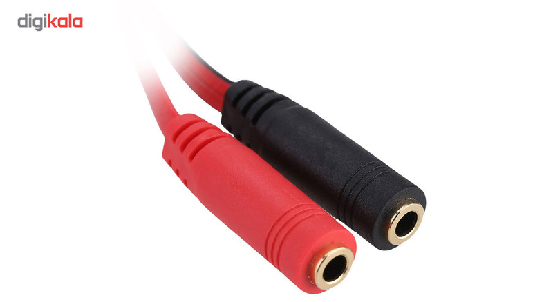 تبدیل 1 به 2 جک 3.5 میلی متری مدل دو فیش مادگی 7 تبدیل 1 به 2 جک 3.5 میلی متری مدل دو فیش مادگی