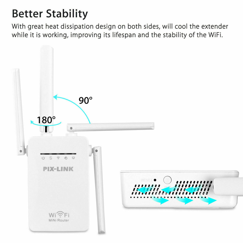 اکسس پوینت و گسترش دهنده محدوده بیسیم پیکس لینک مدل 3in1Wi-Fi09 13 اکسس پوینت و گسترش دهنده محدوده بیسیم پیکس لینک مدل 3in1Wi-Fi09