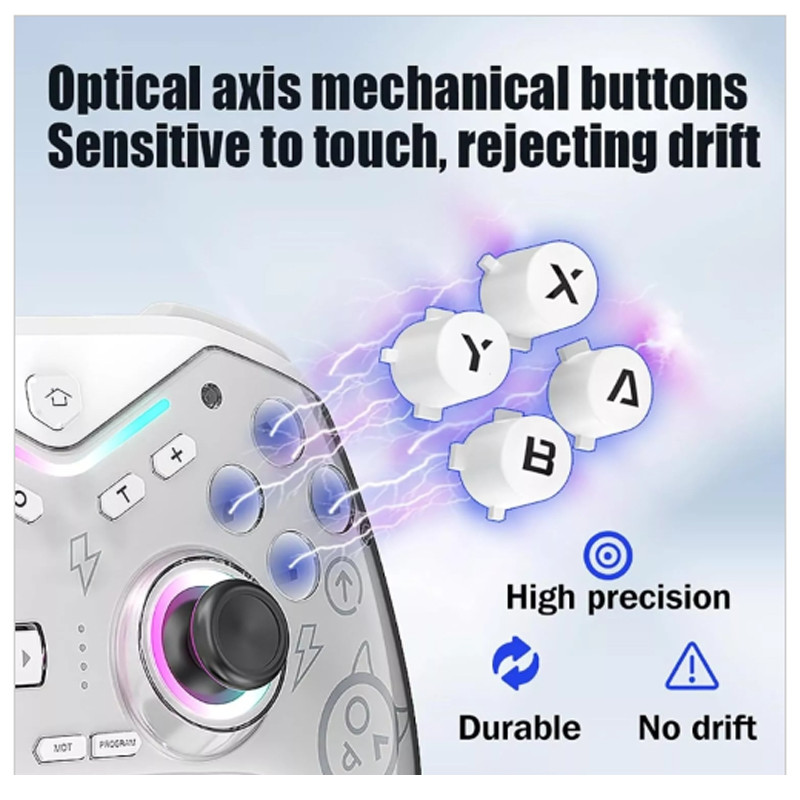 دسته بازی بیسیم مدل CM-619 8 دسته بازی بیسیم مدل CM-619