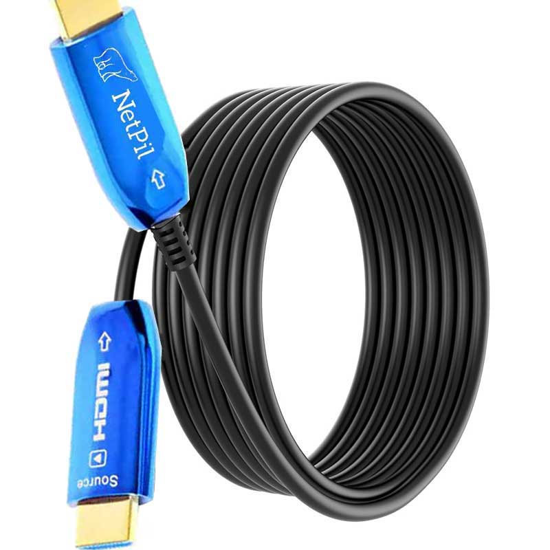 کابل HDMI فیبر نوری نت پیل مدل HDFB10 ده متر 4 کابل HDMI فیبر نوری نت پیل مدل HDFB10 ده متر